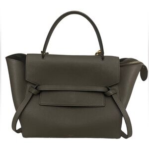 Celine Micro Belt Bag In Grey